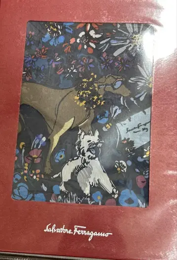 미사용 새상품 페라가모 스카프