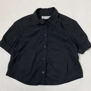 새상품급 ZARA ZW COLLECTION 크롭 셔츠 자라