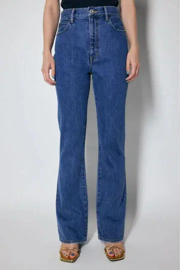 MOUSSY 부츠 컷 데님 블루 26인치