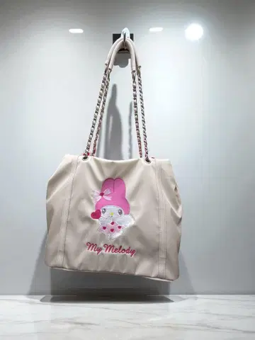 마이멜로디 천사 자수 체인 숄더백 지뢰 양산 덕질