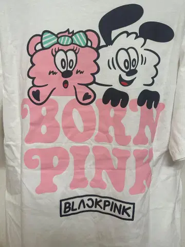 버디 x 블랙핑크 본 핑크 빅 티셔츠