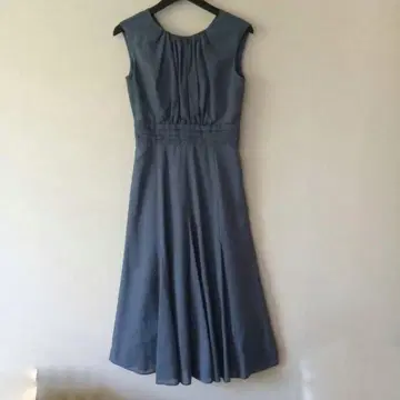 ANAYI 아나이 강렬한 보일 멀티 플레어 원피스 블루 그레이 36