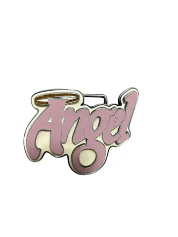파인 백랍 Angel 디자인 메탈 버클 GB12
