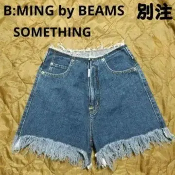 B:MING by BEAMS 별주 썸씽 데님 숏 팬츠