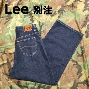 Lee 별주 하이픈 월드 갤러리 데님 와이드 팬츠 배기 팬츠