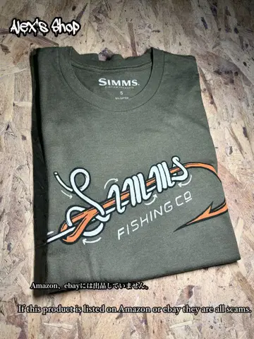 SIMMS Simms 후크 앤 루프 티셔츠 시무스 티셔츠