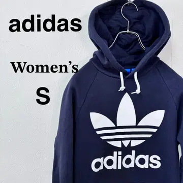 아디다스 오리지널 후드티 여성용 S 네이비