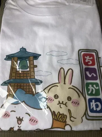 치이카와 (먼작귀) 티셔츠 화이트 XL 배송비 포함