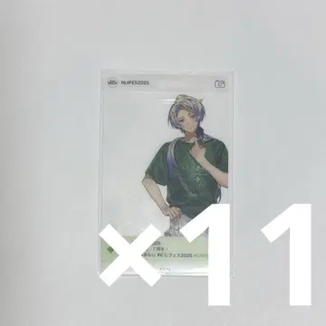 니지산지 클로드 클로 마크 SNS풍 클리어 카드