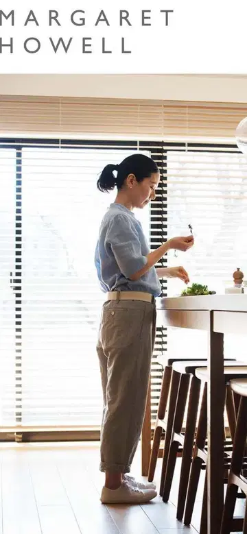 마가렛 호웰의 코튼 린넨 팬츠 와타나베 유코 씨