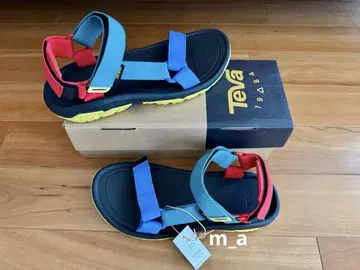 미사용 새상품 teva 허리케인 xlt2 smu 레어 멀티 컬러 27cm