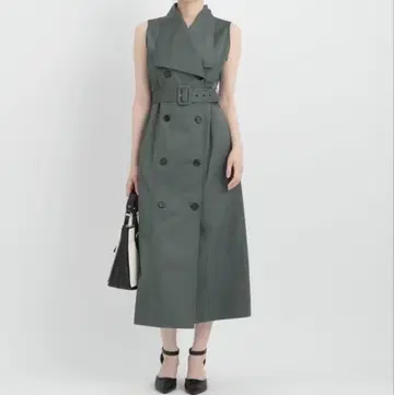 헨케이 컬러 스티치 원피스