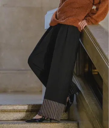 casper john Turn back slacks/턴백 슬랙스