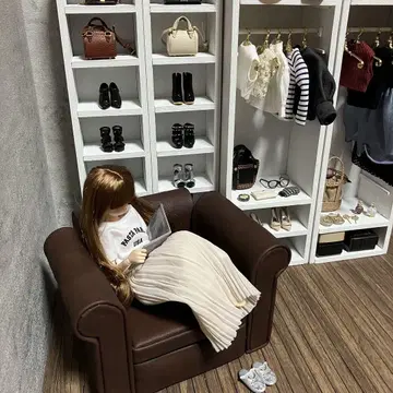 포피 후드티 모모코 바비 미사키 22cm 인형 FR