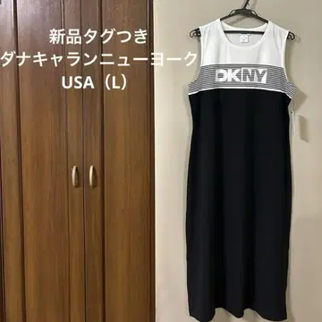 새상품 택 포함 DKNY 다나 카란 뉴욕 로고 원피스