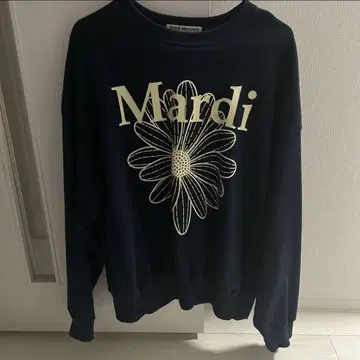 Mardi 꽃무늬 프린트 트레이닝복 네이비