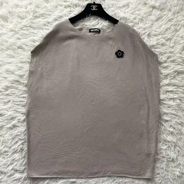 MARY QUANT 슬리브리스 니트 베스트