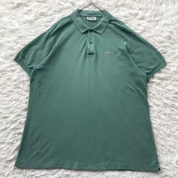 LACOSTE 프랑스제 빈티지 자수 피케 셔츠 빅 사이즈 구형 택