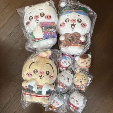 에니마이 복권 치이카와 봉제 인형 마스코트 9종 세트