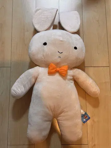 크레용 신짱 유리(네네)의 토끼 봉제 인형 약 90cm
