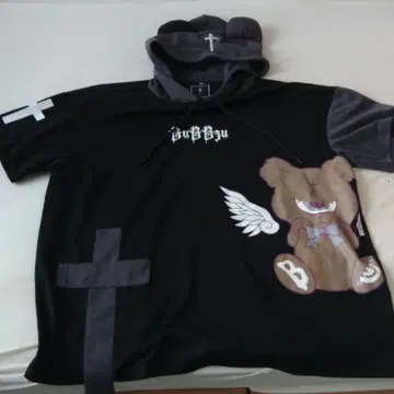 곰 서브컬처 지뢰 의류 상의 BuBBzu