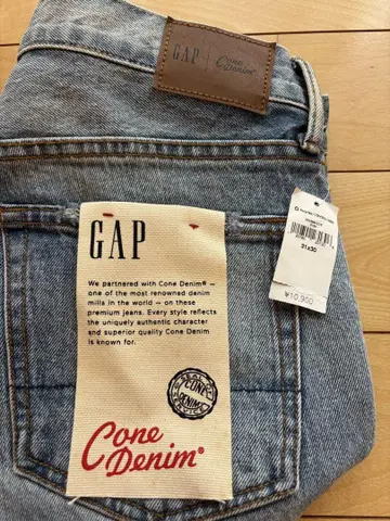 GAP 스키니 데님 Cone Denim 데미지 가공