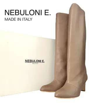 미사용품!! NEBULONI E. 네브로니 롱 부츠 베이지 37