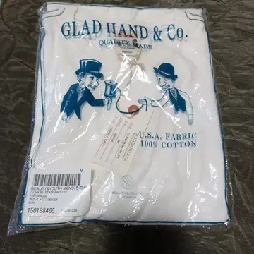 GLAD HAND & CO. 팩 화이트 티셔츠 M
