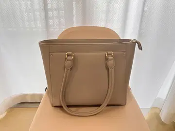 베이지 레이디 토트백 비즈니스 백 패션
