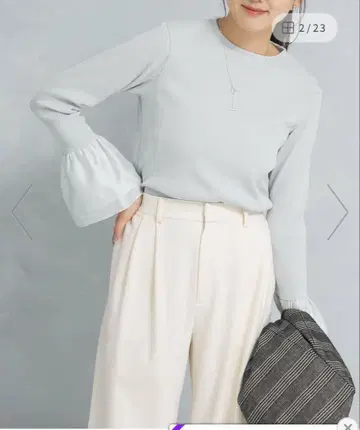 어반 리서치 로쏘 플레어 슬리브 도킹 풀오버 그레이