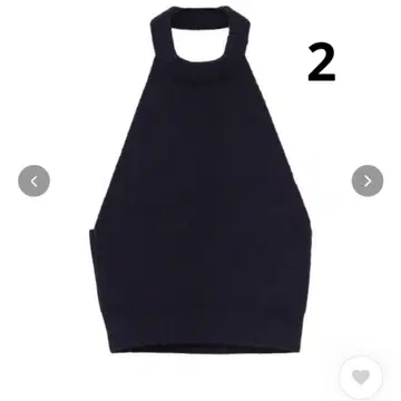 새상품급 CLANE HALTER BUSTIER KNIT TOPS