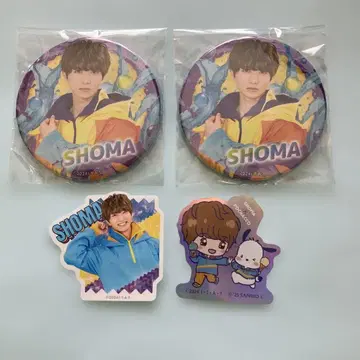 가면라이더 가브 쇼마 캔뱃지 2개, 스티커 세트