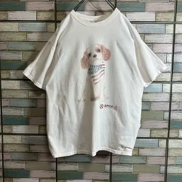 YAZBEK SPCA 동물 보호 기관 애니멀 개 반팔 티셔츠