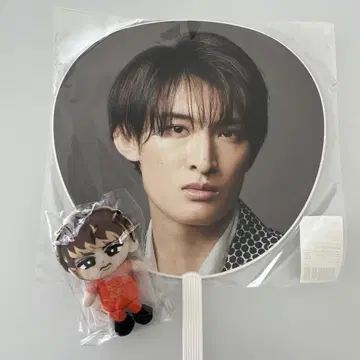 점보 부채 & 스노 치루 봉제 인형 무카이 코지
