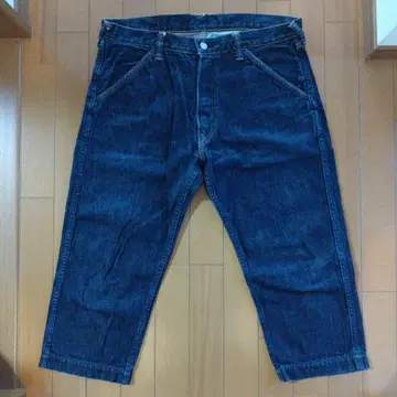 EVISU 에비수 크롭 팬츠 숏팬츠 36