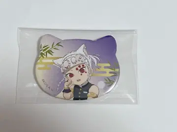 귀멸의 칼날 난자 타운 특별 임무 상 고양이 캔뱃지 우즈이