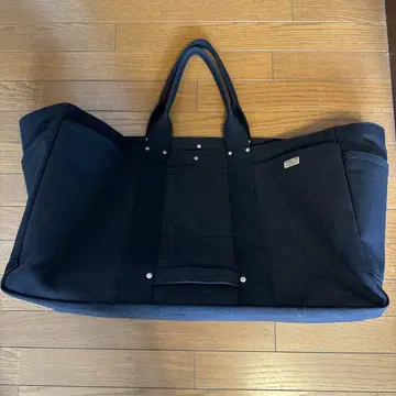 마쓰노야 헤비 캔버스 툴 토트 블랙 (별주 색상) XL