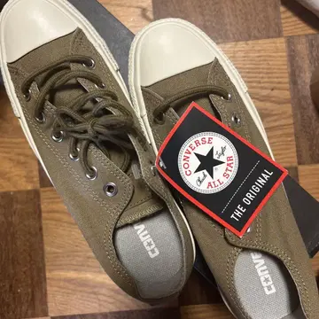 CONVERSE ALL STAR 로우 컷 스니커즈 올리브