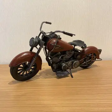 클래식 바이크 양철제 모델 약 35cm