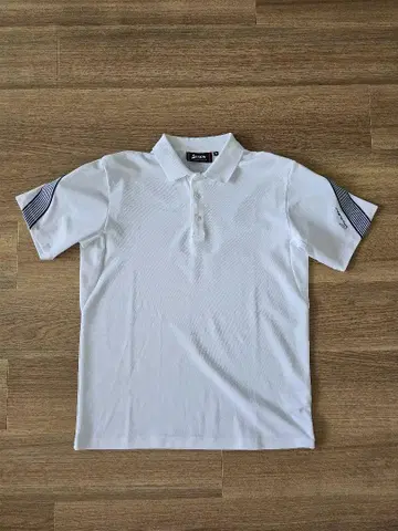 Srixon 화이트 피케 셔츠 M