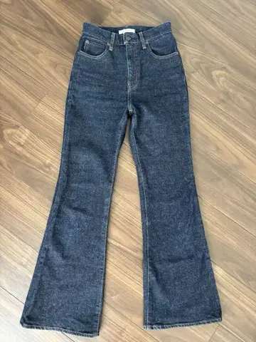 MOUSSY MVS FLARE 25 원 워시 데님
