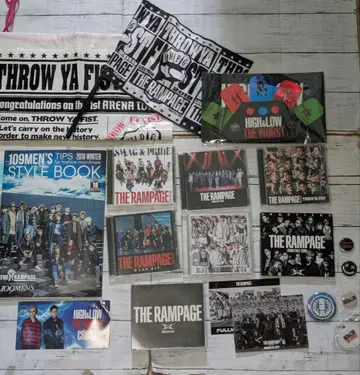 THE RAMPAGE CD 7장 세트 잡지 각종
