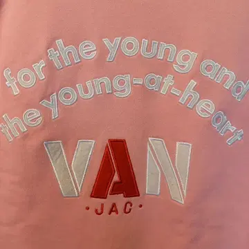 VAN JAC 핑크 맨투맨 트레이닝복 M 빈티지!