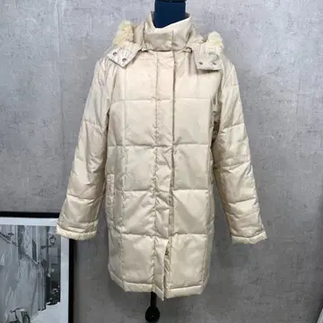 Jasper Minx 다운 코트 L 네이비 무지 긴팔 여성용