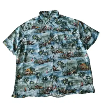 레이온 소재] Batik Bay 빅 사이즈 알로하 셔츠