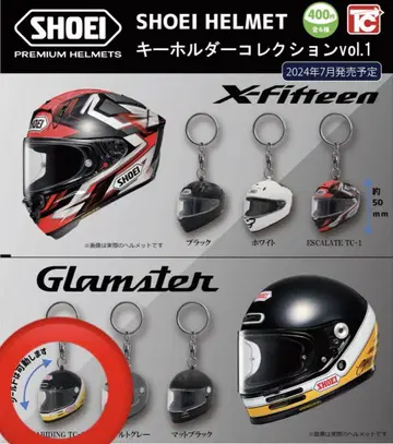 SHOEI 헬멧 키링 컬렉션 vol.1 ABIDING TC-3