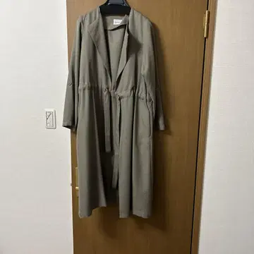 카키 롱 코트 F 사이즈