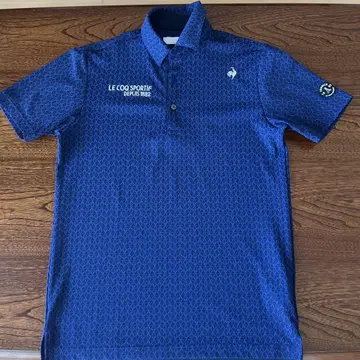 LE COQ SPORTIF 네이비 M 셔츠 골프웨어 피케 셔츠