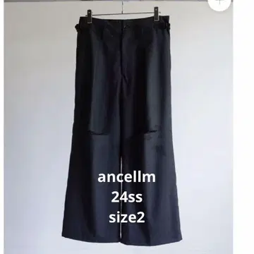 ancellm 24ss 데미지 슬랙스