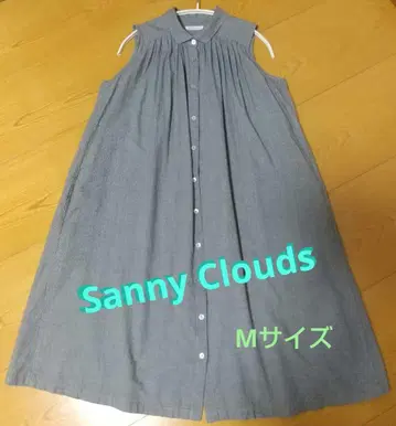SannyClouds 바람이 부는 길 시리즈 슬리브리스 롱 원피스
